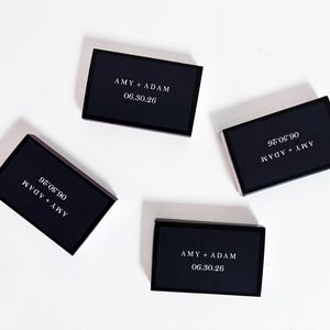 Custom Matchboxes. Name Initials Date Monogram Wedding Matches. Personalized Matchbooks. Customized Bulk Wedding Matchbox Guest Favor. image 11