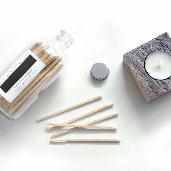 Matches in Bottle Etsy