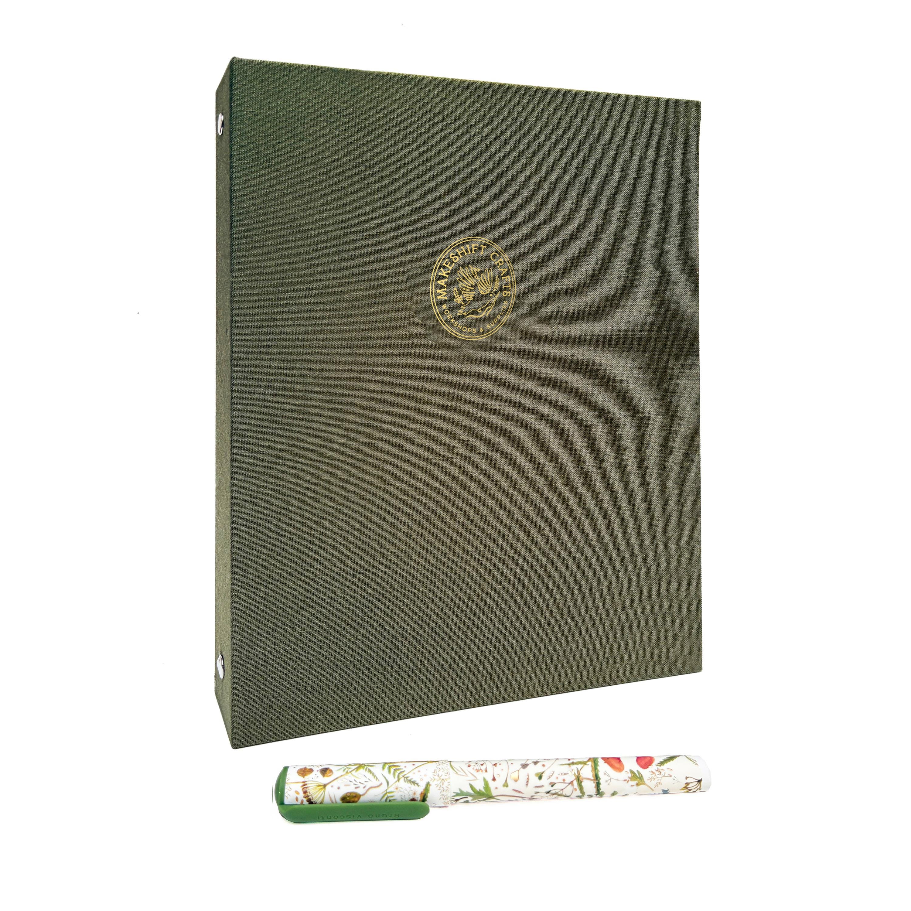 Custom Logo Linen 3-ring Binders. Customized A5 Binders. Branded ...