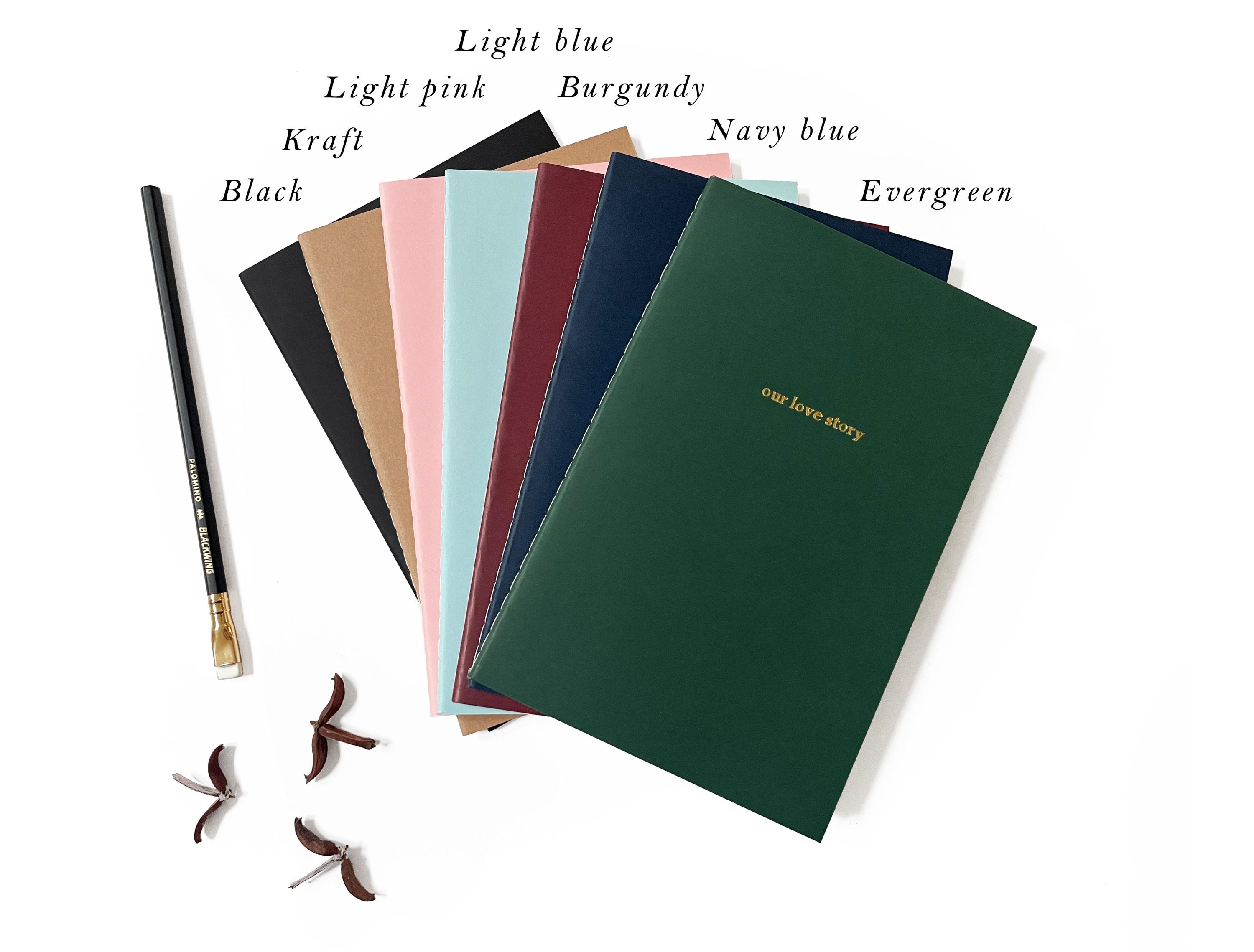 Custom Stitch Notepad Personalized Large Saddle Stitch Notebooks. Custom Text Notepads ...