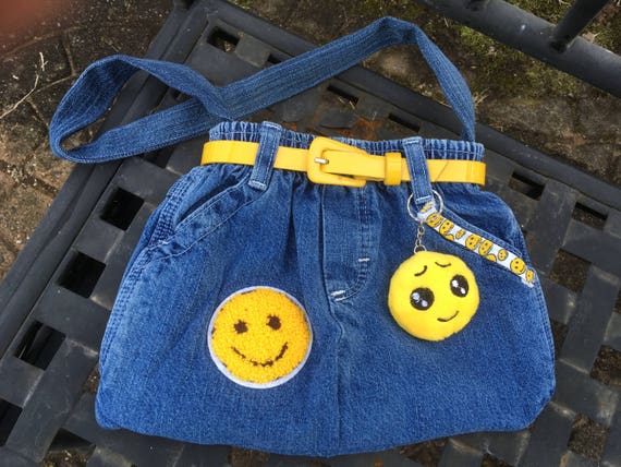 smiley face jeans