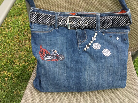 Denim pocketbook discount