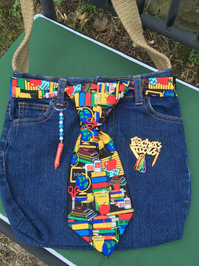 blue jeans purse
