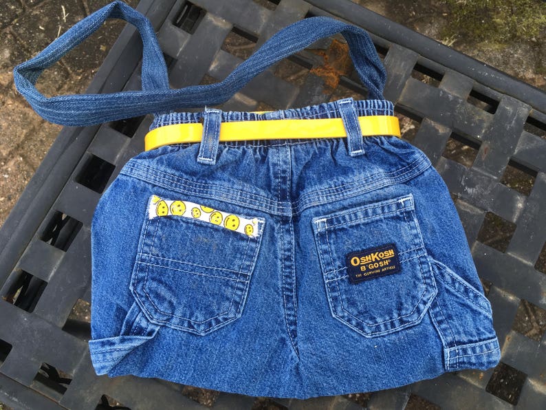 baggy jeans with smiley face