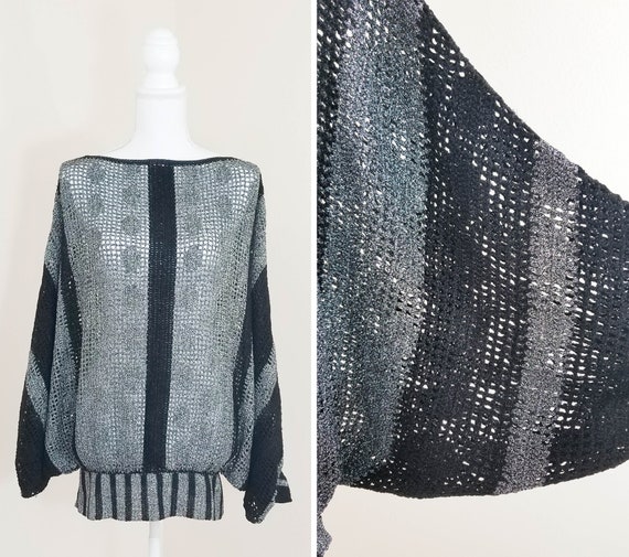 90s // The Cure batwing sweater