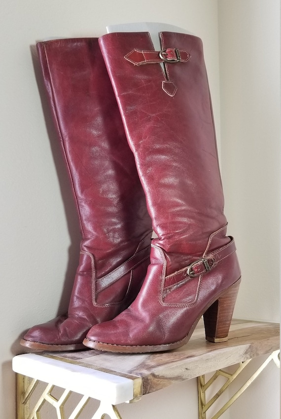 70s // Zodiac tall boots