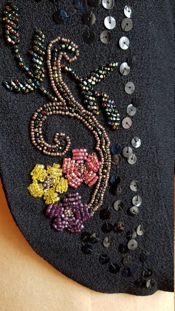 40s // Beaded blouse