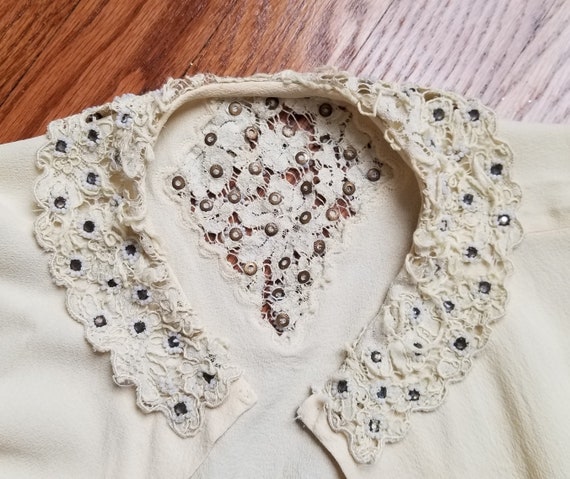 40s // Rhinestone blouse