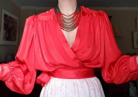 80s // Valentine blouse