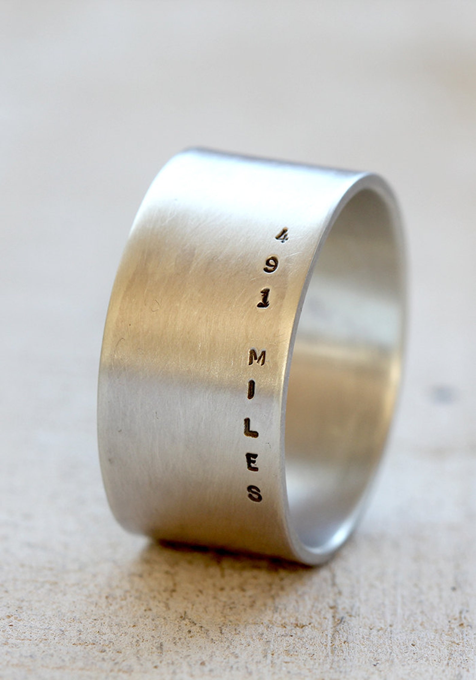 Long Distance Relationship Ring Etsy