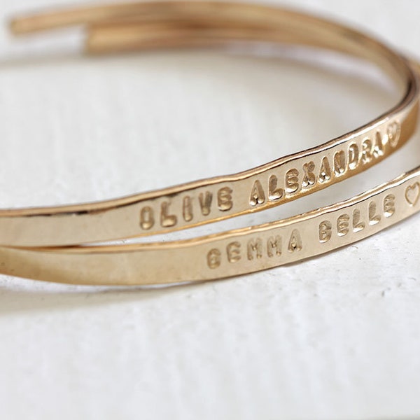 Solid Gold Bracelet Etsy