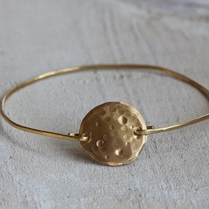 Full moon bangle bracelet image 2