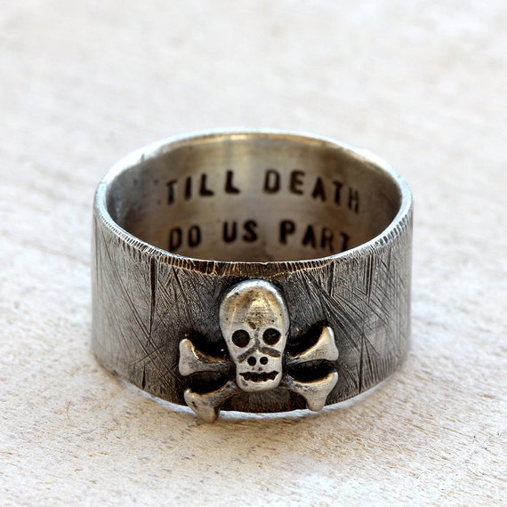 Buy Pirate Ring, Jack Sparrow Ring, Rock and Roll Rings, Skull Crossbones  Ring by Sterlingmalee Online in India - Etsy