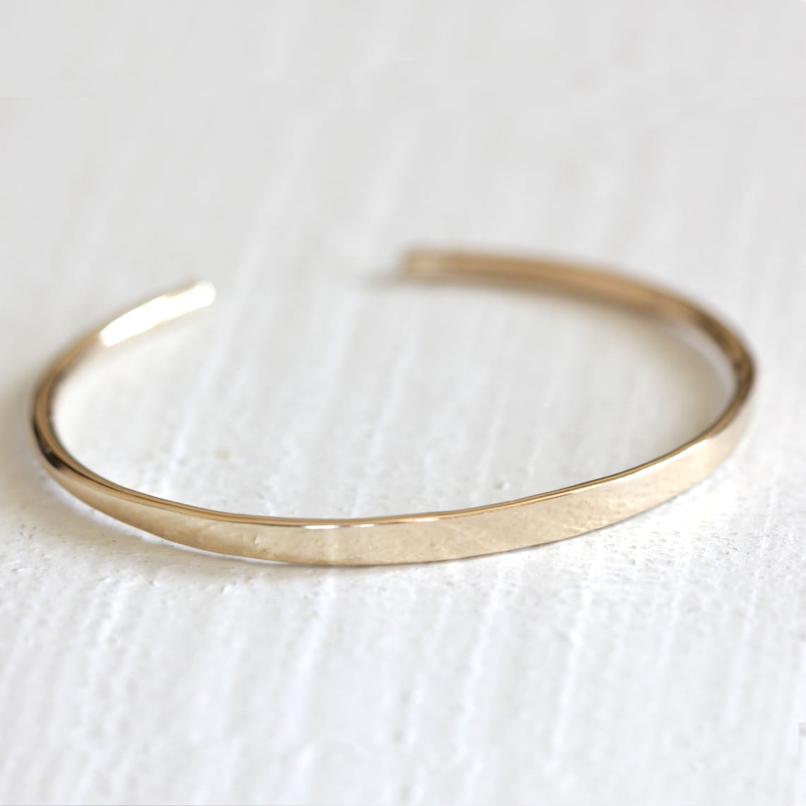 Personalized Solid Gold Cuff Bracelet 14k Gold and 18k Gold Etsy