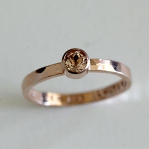 Rose gold Morganite engagement ring eco-friendly engagement ring image 5