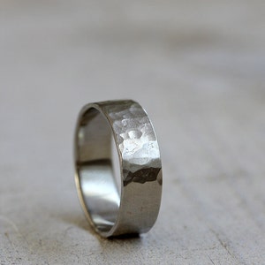 14k white gold wedding ring image 3