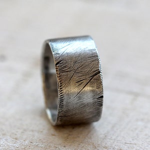 Men's distressed ring image 1