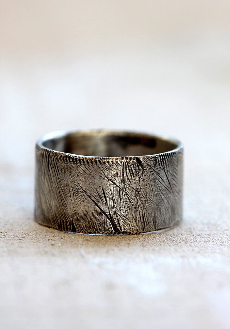 Men's distressed ring image 2