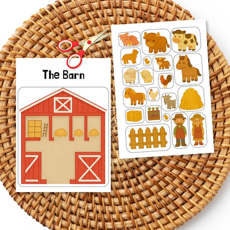 Animal Scene Play Mat - Etsy
