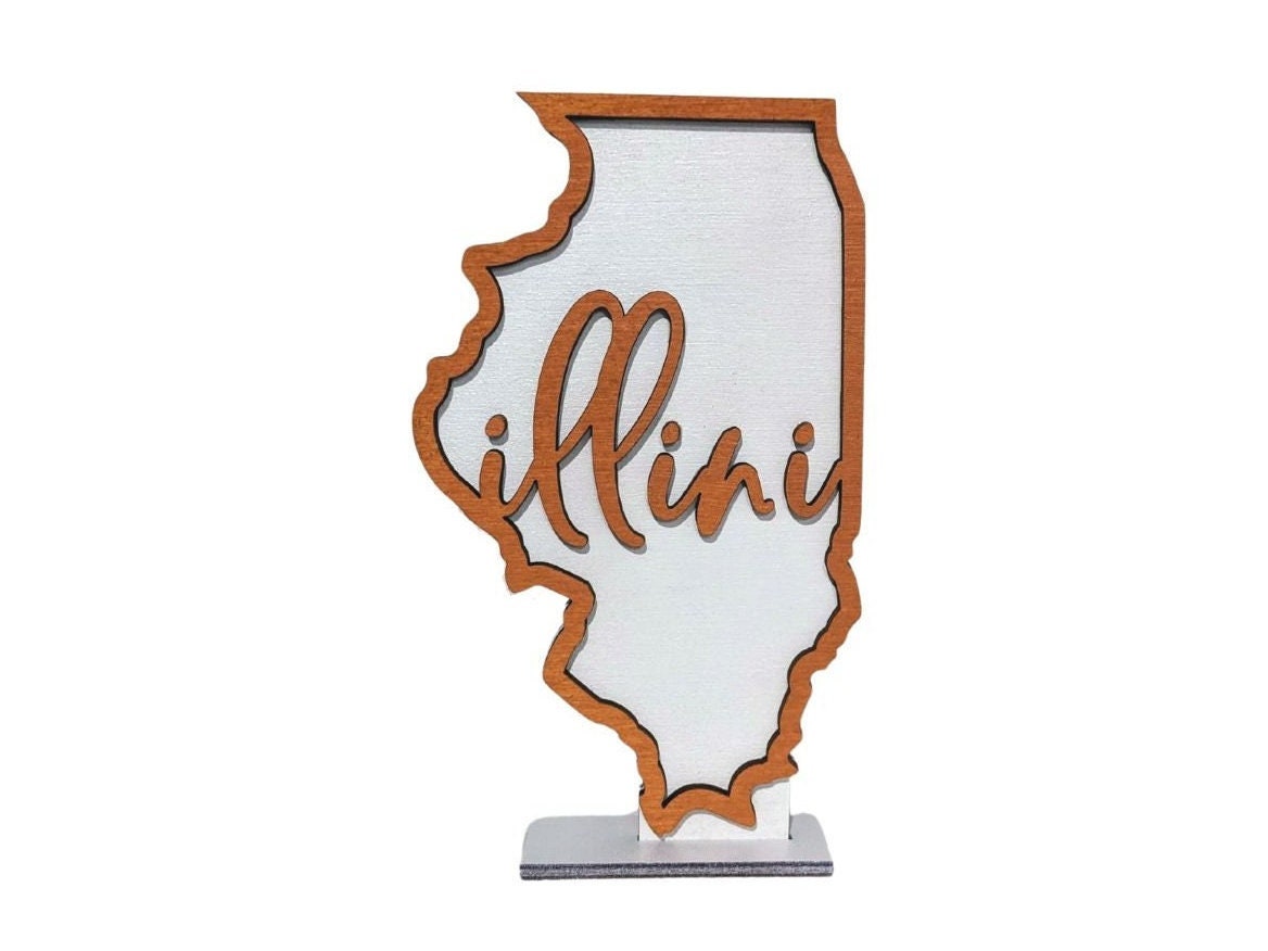  Illinois Fighting Illini Banner and Scroll Sign : Sports &  Outdoors