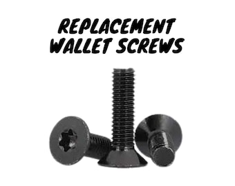 Slim Wallet Screws (wallets purchased from us)