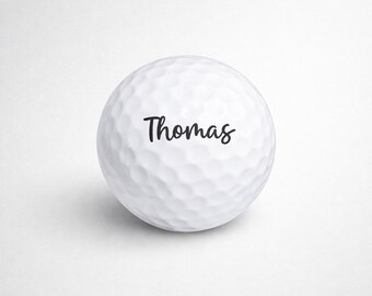 Personalized Name Golf Ball, Custom UV Printed Gift