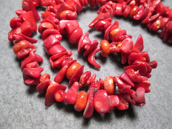 Necklace... Natural Coral...31 inches - image 7