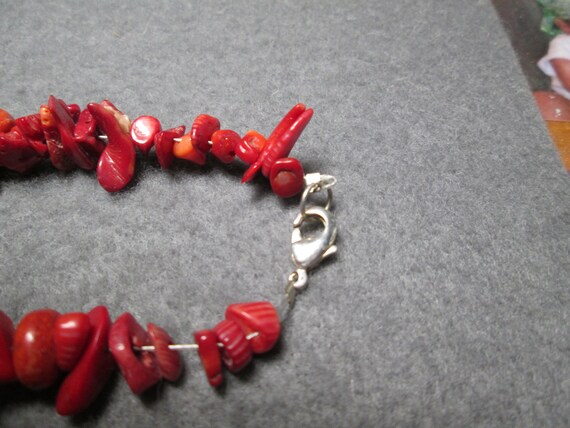 Necklace... Natural Coral...31 inches - image 3