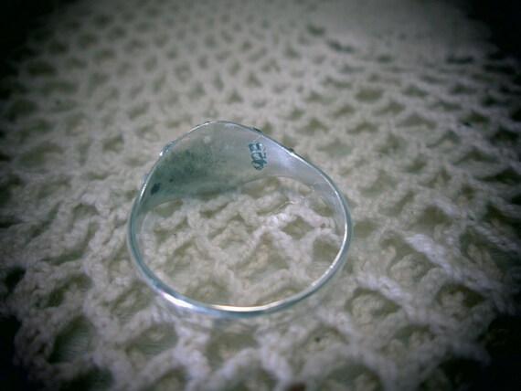 RING, Smokey Quartz handcrafted ring size 9 ...st… - image 5