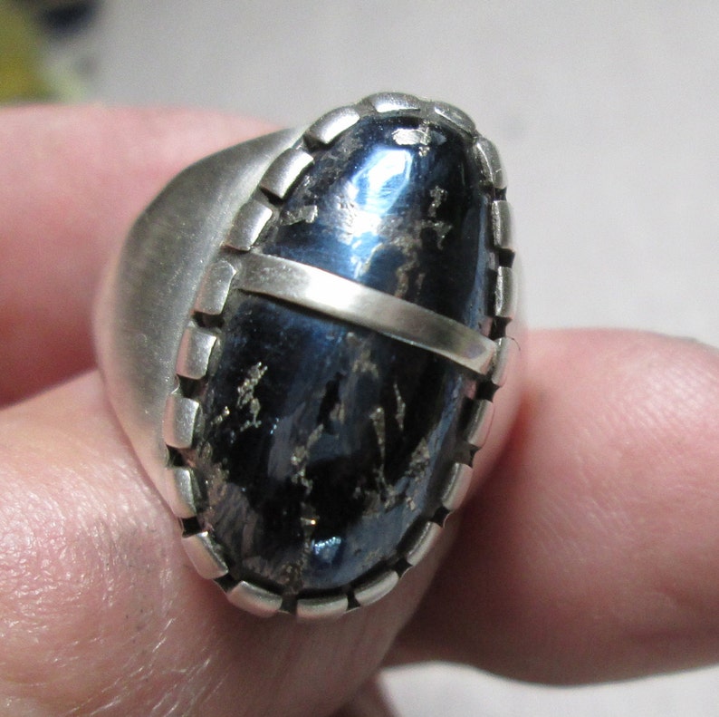 ring, size 10... Covellite in Sterling Silver by TonyL ring, size 10... Covellite in Sterling Silver by TonyL