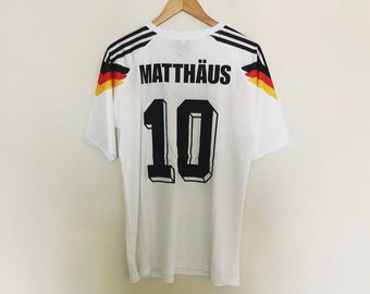 matthäus 1990 copa del mundo Alemania camiseta de fútbol retro camiseta de fútbol clásica