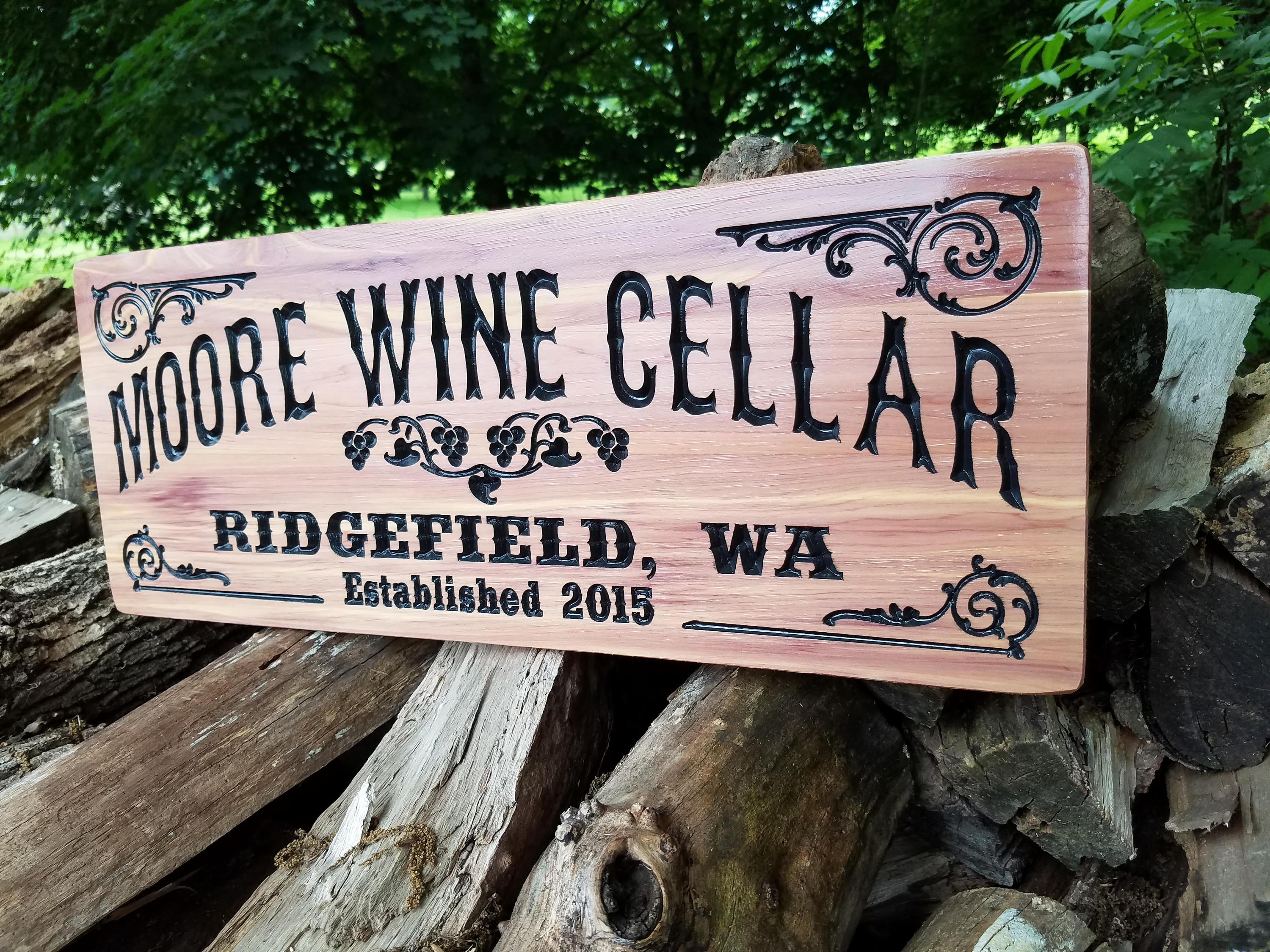 Saloon Sign Winery Personalised Bar Signs Custom Wooden Saloon Sign Winery Personalised Bar Signs Custom Wooden Pub Decor Wine Cellar Cedar 725c