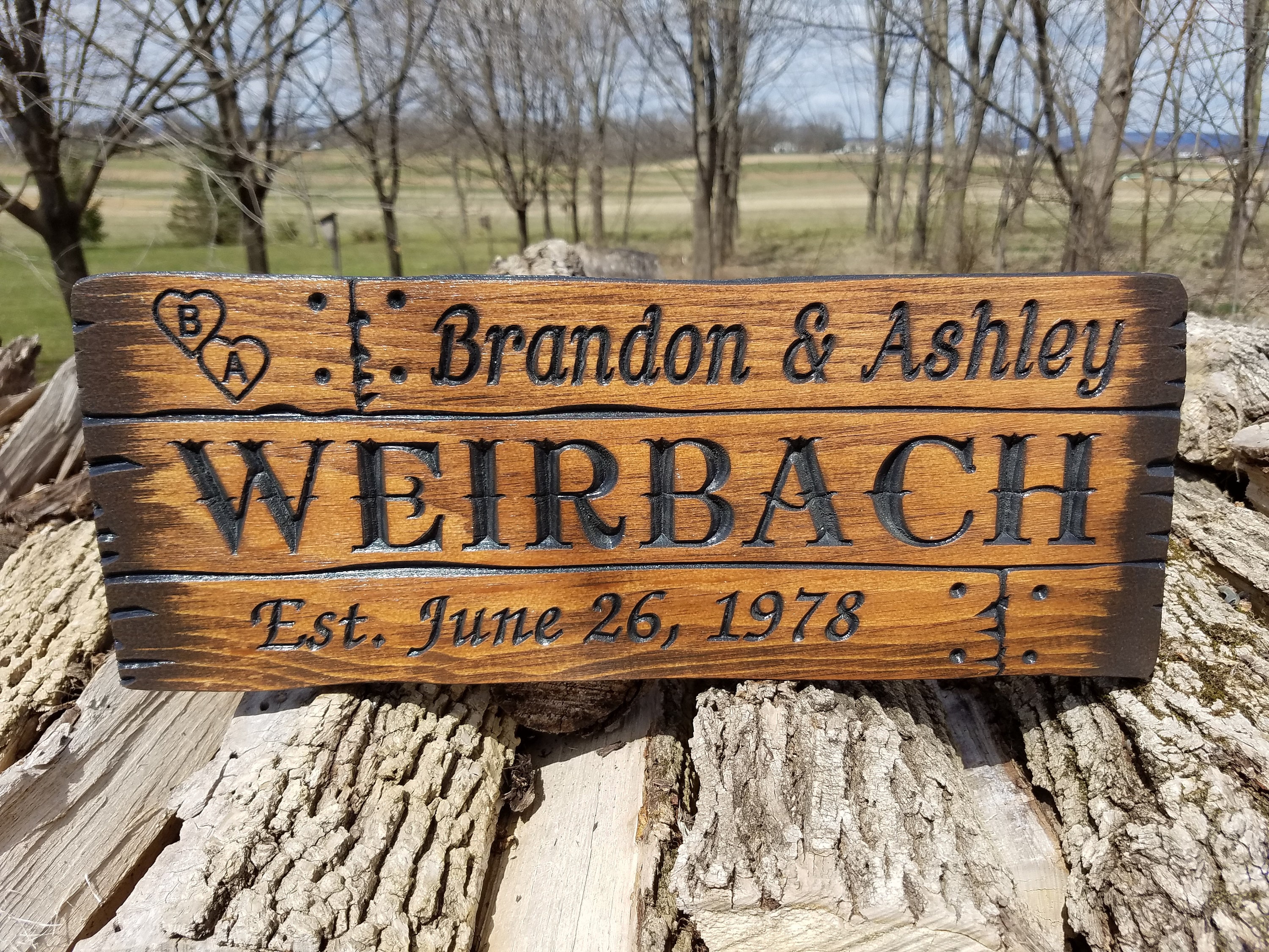 Rustic Custom Wood Signs Barn Wood Style Rustic Personalized | Etsy