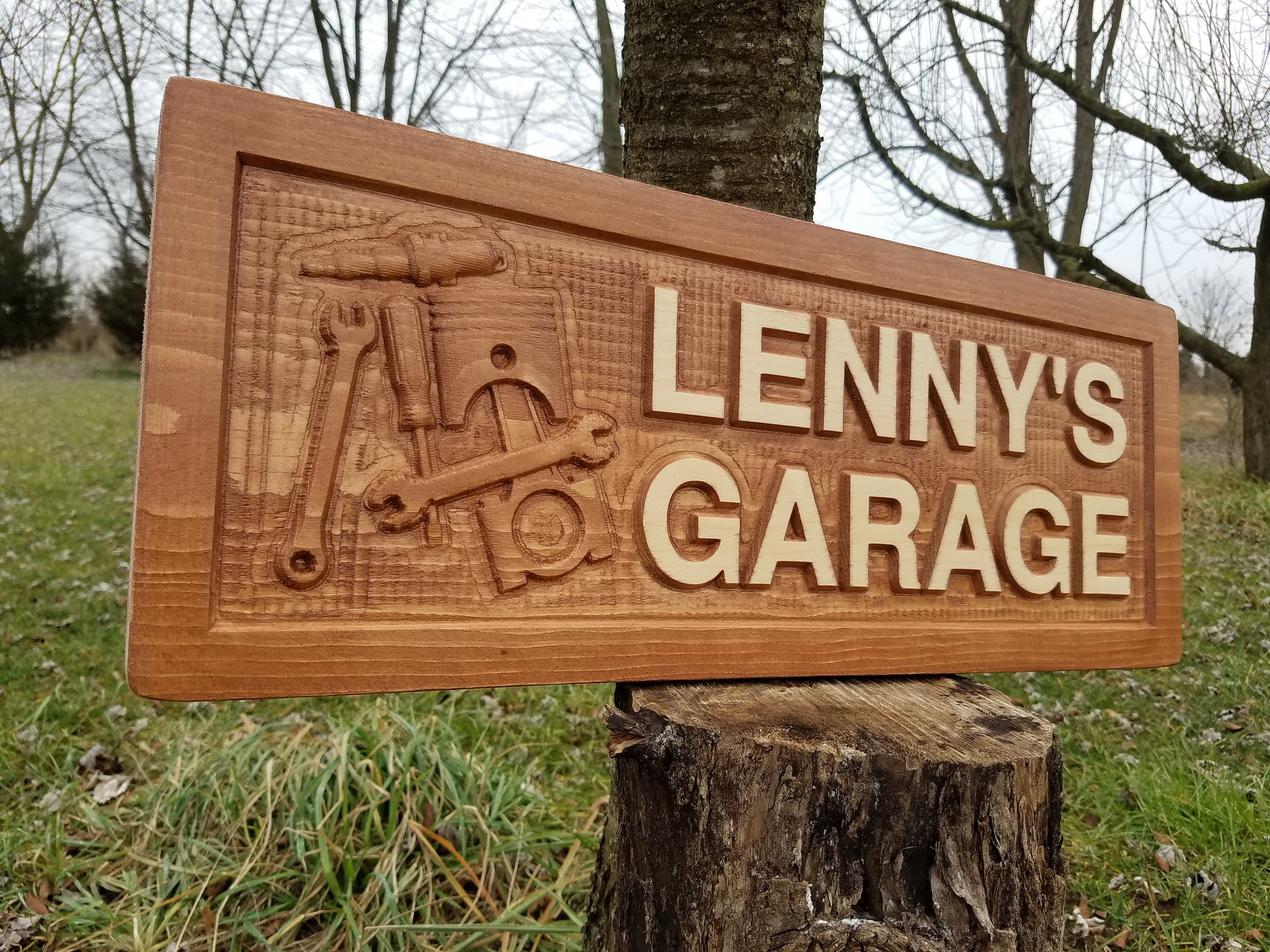 Personalized Garage Sign 3D Sign Lettering Wooden Etsy