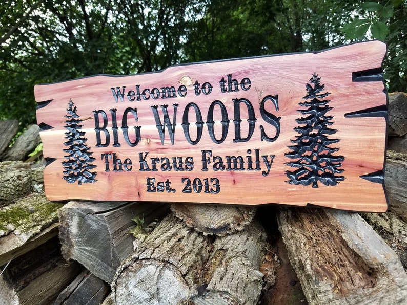 Custom Outdoor House Signs Wooden Image 0