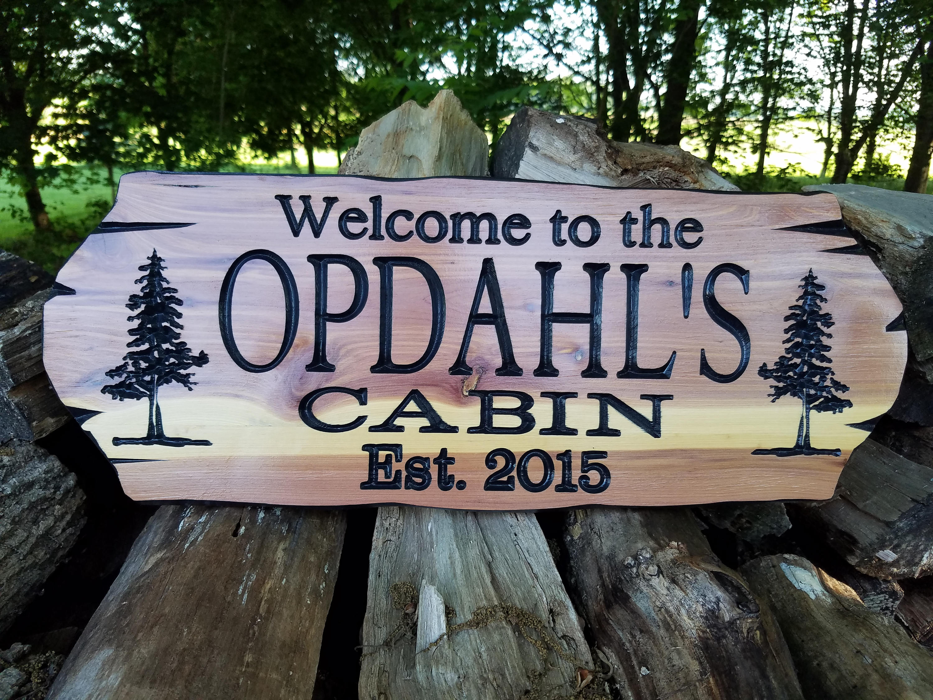 Custom Outdoor Name Signs Custom Wooden House Signs Custom Etsy