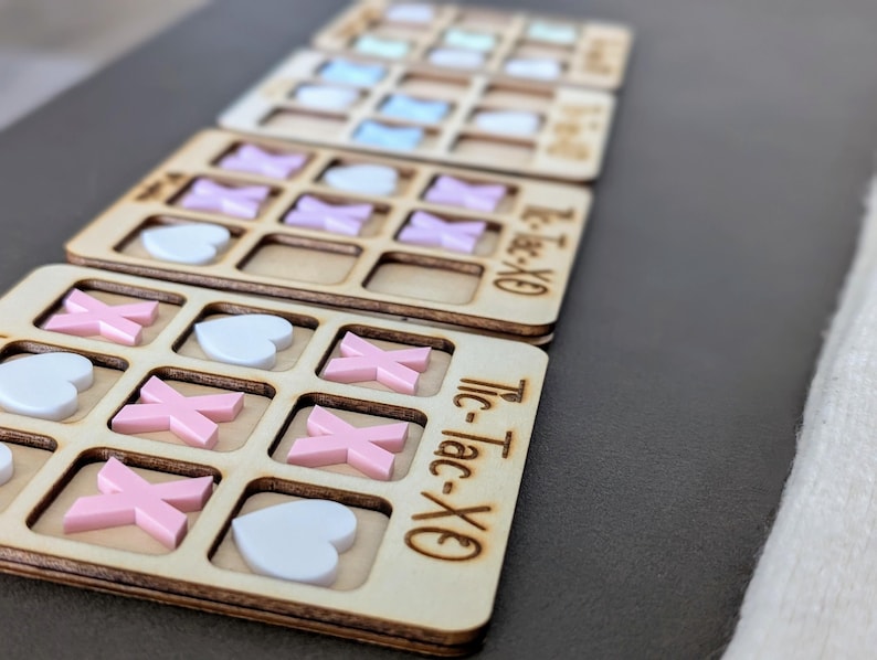 Personalized Tic Tac Toe Valentine | Kids Valentines Day Exchange for ...