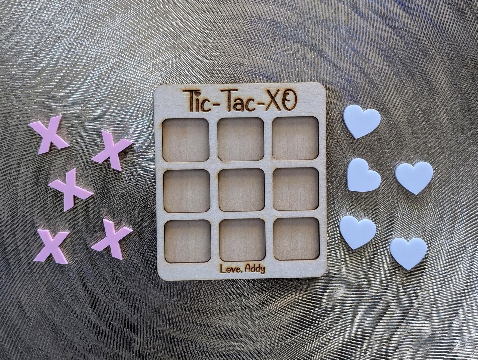 Personalized Tic Tac Toe Valentine | Kids Valentines Day Exchange for ...