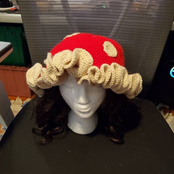 Red Cap Mushroom Hat