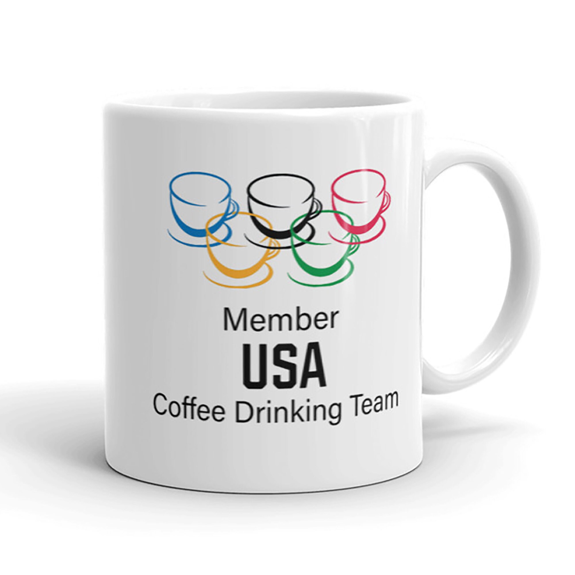 Olympics Coffee Mug Team USA Olympic Coffee Drinking Team Etsy