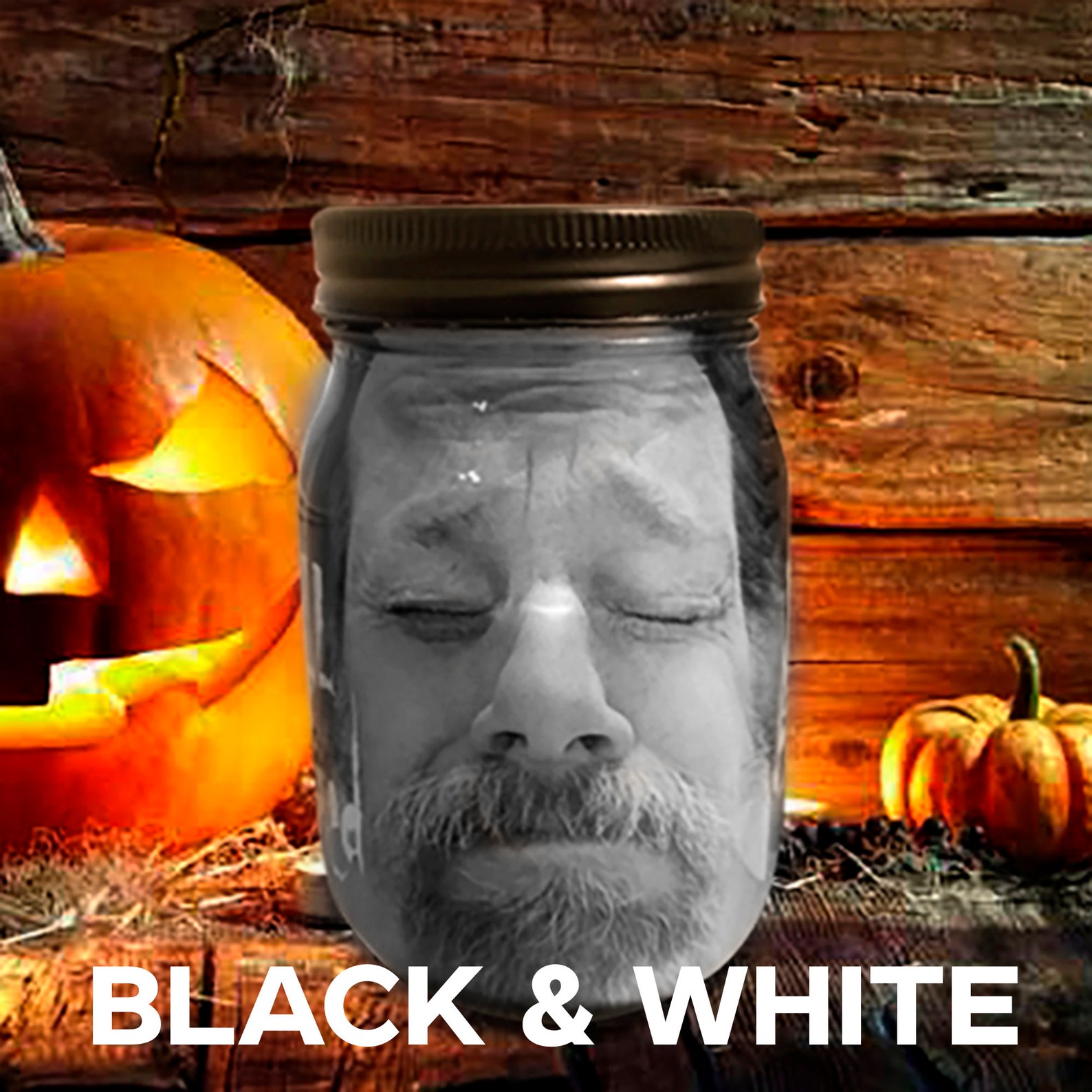 Halloween Decoration YOUR FACE in Jar Scary Halloween Décor - Etsy