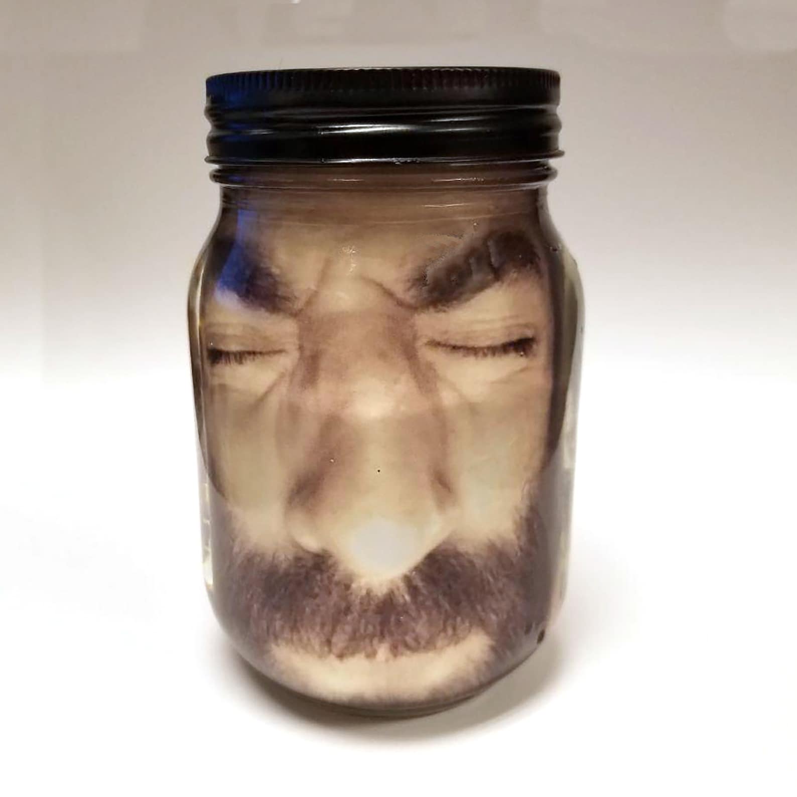 Halloween Decoration with YOUR FACE in jar Scary Halloween Etsy