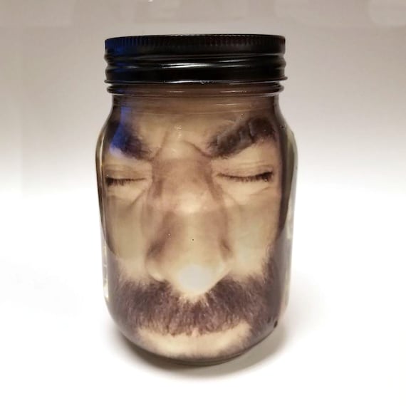 Halloween Decoration YOUR FACE in jar, Scary Halloween Décor ...