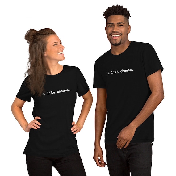 I Like Cheese Minimalist Funny T-Shirt I Like Cheese Minimalist Funny T-Shirt