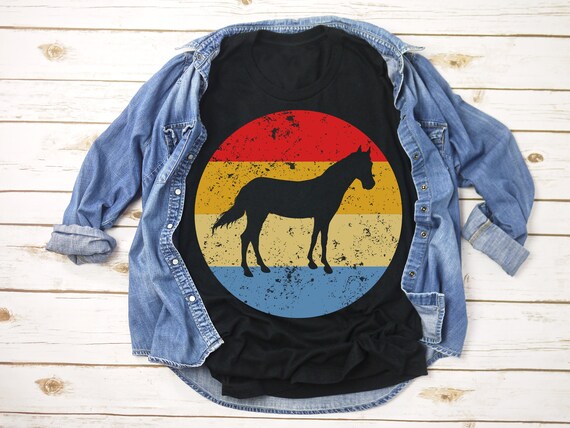 Camicia da cavallo Felpa con cappuccio a cavallo Cavallo | Etsy Italia