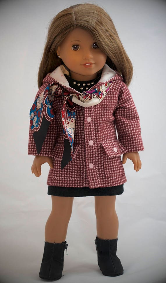18 inch American Girl Doll Clothing. Corduroy Dress Flannel | Etsy