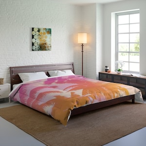 Palm Tree Comforter. Palm Tree bed spread. Beach house decor. Beach bed spread. Beach comforter. Beach house bedroom.
