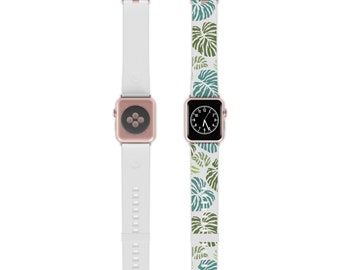 Hawiian Palm Surfer Summer Beach Watch Band for Apple Watch. Summer Vibe Apple Watch Band. Surfer Style Apple Watch Band. Surfer Gift.