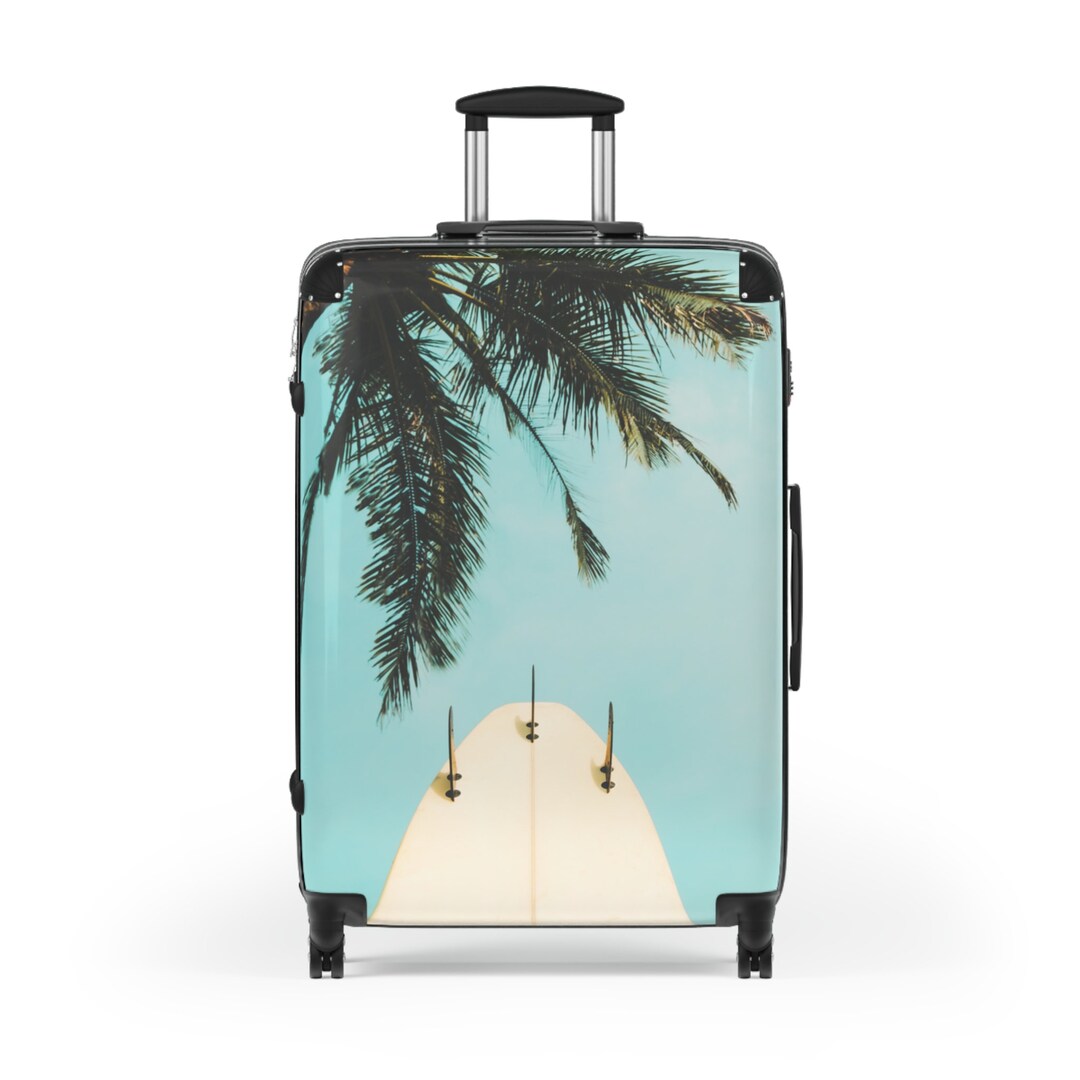 Surfer Suitcase. Surfboard Suitcase. Beach Suitcase. Surfer Etsy