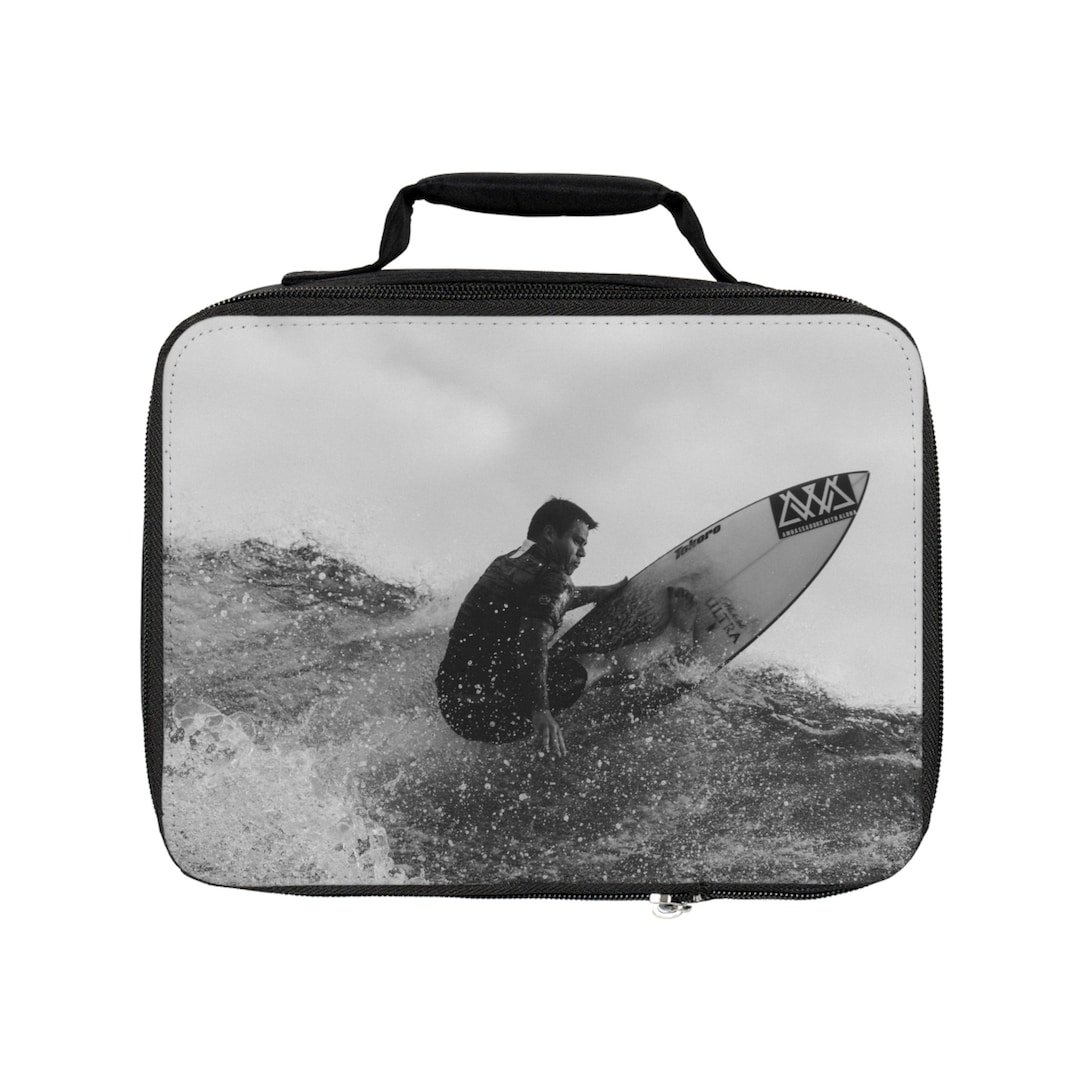 Surfer Lunch Bag. Surfer Lunch Box. Back to School. Beach Lunch Box